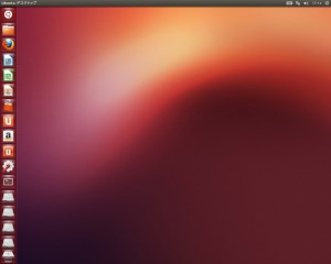 Ubuntu 12.10 デスクトップ